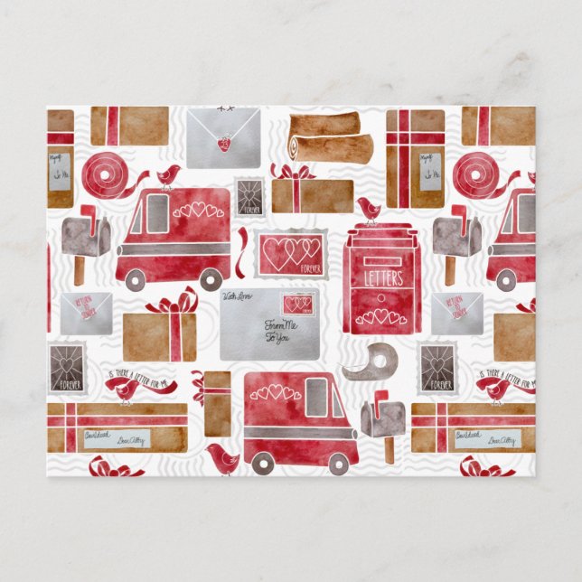 Kärlek Brev vykort (Framsida)