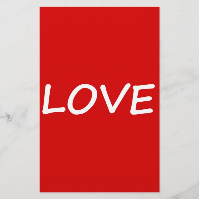 Kärlek Brevpapper (Framsida)