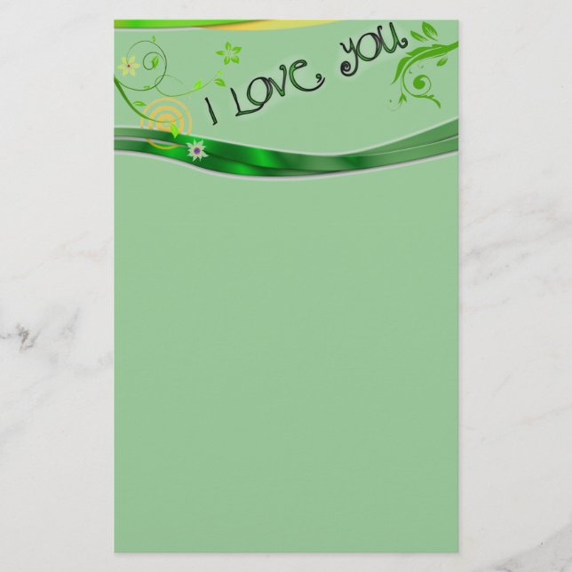 Kärlek Brevpapper (Framsida)