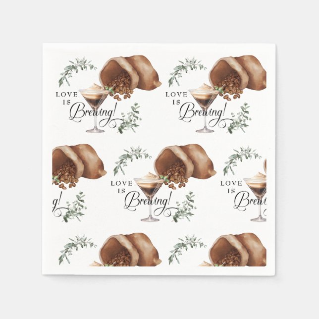 Kärlek Brewing | Espresso | Martini | MÖHIPPA Pappersservett (Framsidan)