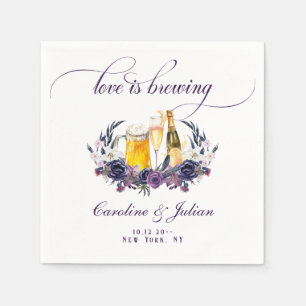 Kärlek Brewing Gothic Bubbles bringar Par Shower Pappersservett