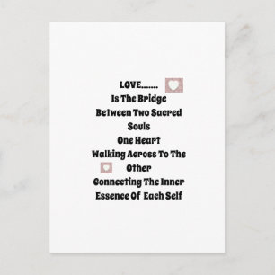 Kärlek Bridge Vykort