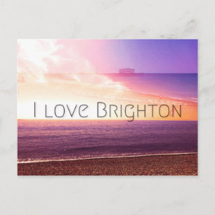 Kärlek Brighton Vykort