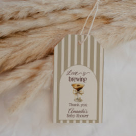 Kärlek bringar Espresso Martini Bow Möhippa Presentetikett