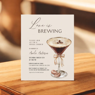 Kärlek bringar Espresso Martini Möhippa Flygblad