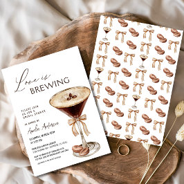 Kärlek bringar Espresso Martini Möhippa Inbjudningar