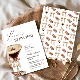 Kärlek bringar Espresso Martini Möhippa Inbjudningar