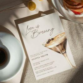 Kärlek bringar Espresso Martini Möhippa Inbjudningar