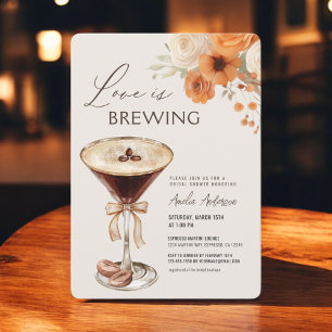 Kärlek bringar Espresso Martini Möhippa Inbjudningar