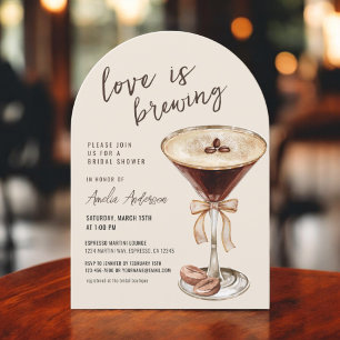 Kärlek bringar Espresso Martini Möhippa Inbjudningar
