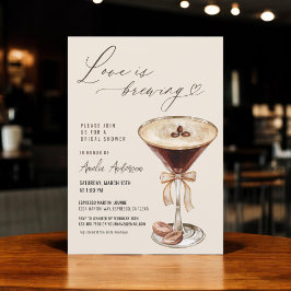 Kärlek bringar Espresso Martini Möhippa Inbjudningar