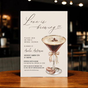 Kärlek bringar Espresso Martini Möhippa Inbjudningar