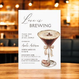 Kärlek bringar Espresso Martini Möhippa Inbjudningar