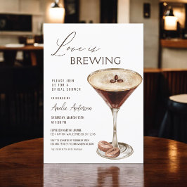 Kärlek bringar Espresso Martini Möhippa Inbjudningar