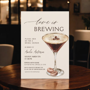Kärlek bringar Espresso Martini Möhippa Inbjudningar