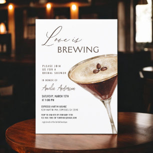 Kärlek bringar Espresso Martini Möhippa Inbjudningar