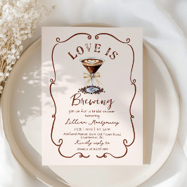 Kärlek bringar Espresso Martini Möhippa Inbjudningar