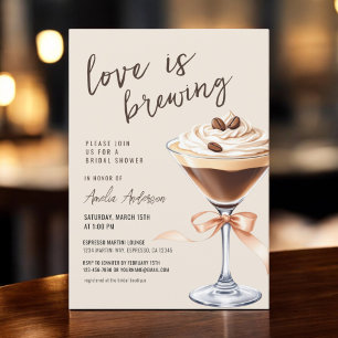 Kärlek bringar Espresso Martini Möhippa Inbjudningar