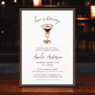 Kärlek bringar Espresso Martini Möhippa Inbjudningar