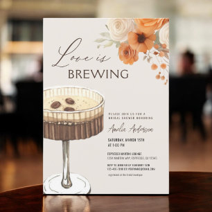 Kärlek bringar Espresso Martini Möhippa Inbjudningar