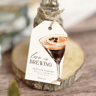 Kärlek bringar Espresso Martini Möhippa Presentetikett