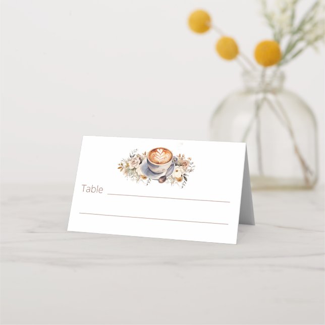 Kärlek brinner Bord Placeringskort (Framsida)