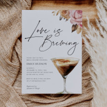 Kärlek brinner Elegant Inbjudningskort för möhippa