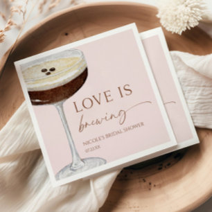 Kärlek brinner Expresso Martini-Möhippan Pappersservett