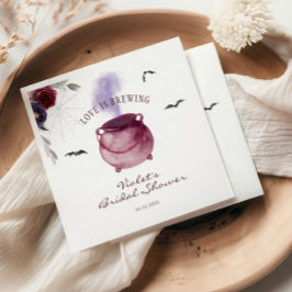 Kärlek brinner Halloween-Möhippan Pappersservett