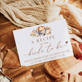 Kärlek brinner i kaffe Boho en recept Tilläggskort