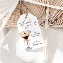 Kärlek brinner i Möhippan Espresso Martini Presentetikett