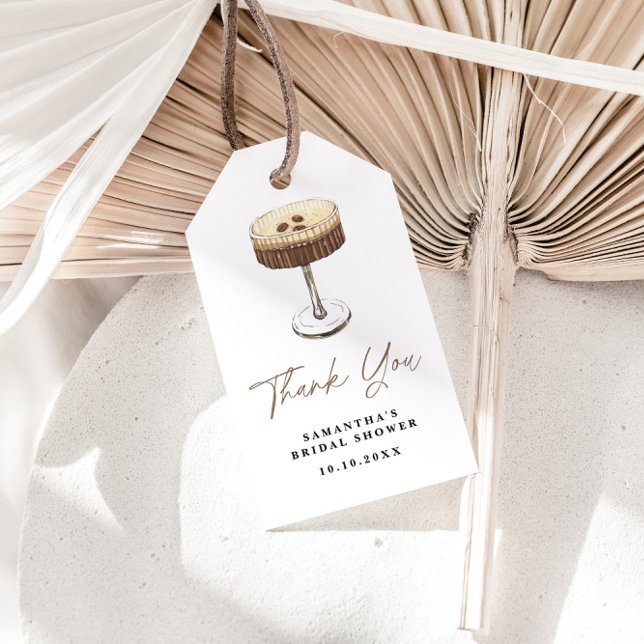 Kärlek brinner i Möhippan Espresso Martini Presentetikett (Skapare uppladdad)