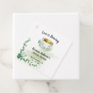 Kärlek brinner i Möhippan Eucalytpus Tea Gåvor Etiketter