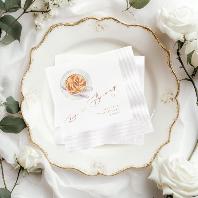 Kärlek brinner i möhippan för kaffe pappersservett (Skapare uppladdad)