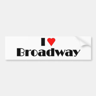 Kärlek Broadway Bildekal