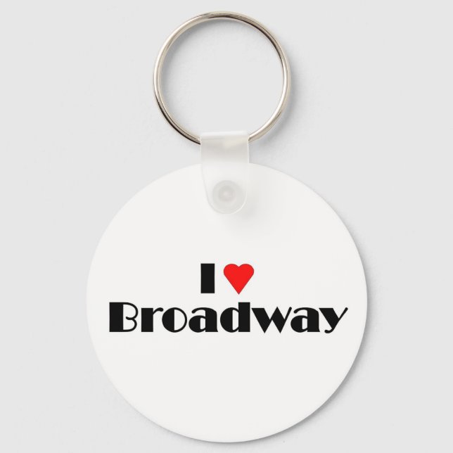Kärlek Broadway Nyckelring (Framsida)