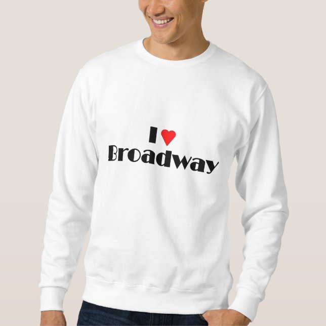 Kärlek Broadway Sweatshirt (Framsida)