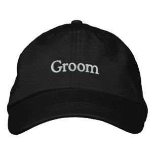 KÄRLEK Bröllop Groom Broderad Keps