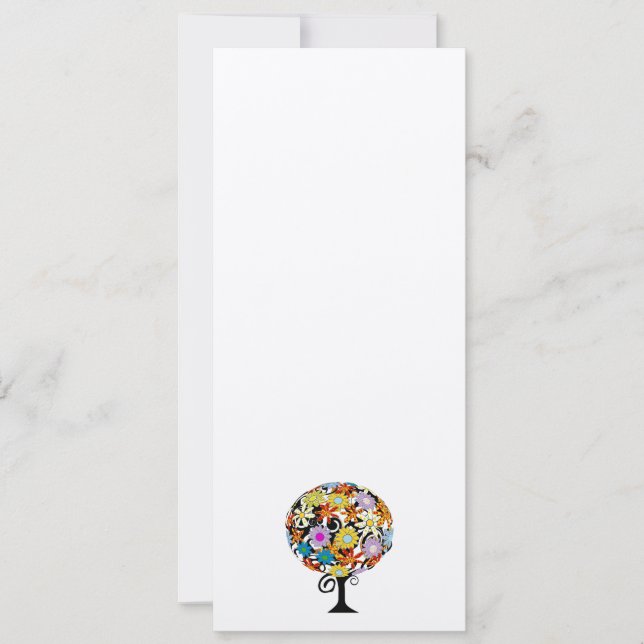 Kärlek bröllopsinbjudningar i Magic Forest Circle Inbjudningar (Framsida)