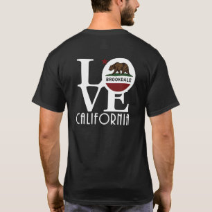 KÄRLEK Brookdale Kalifornien T Shirt