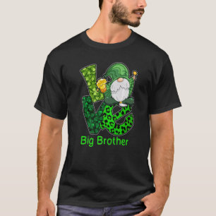 Kärlek Brother Costume St patrick's day Gnome Iris T Shirt