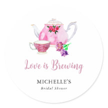 Kärlek brygger Bröllopsdusch Te-fest 