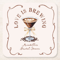 Kärlek brygger Espresso Martini Bröllopsdusch
