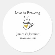 Kärlek brygger kaffemugk guld hjärta parnamn 