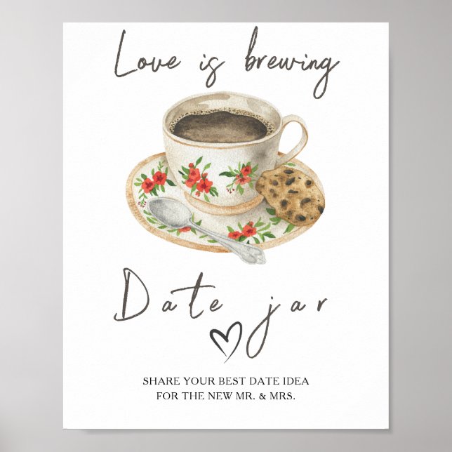Kärlek brygger möhippa dejtingsidéer poster (Framsidan)