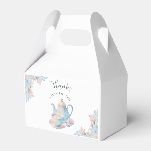 Kärlek bryggs Bröllopsdusch Tack Presentaskar (Framsidan Sidan)