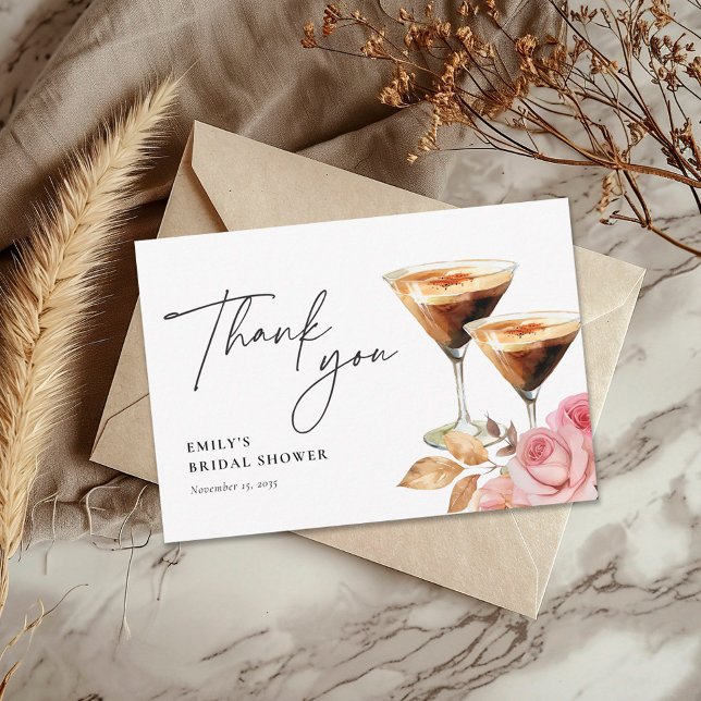Kärlek bryggs Elegant bröllopsfest Tack Kort (Skapare uppladdad)