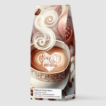 Kärlek bryggs Hjärtkonst Bröllop Brud Shower