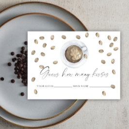 Kärlek bryggs Hur många kyssar bröllopsspel Tilläggskort