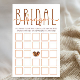 Kärlek bryggs kaffe bröllopsdusch Bingo spel